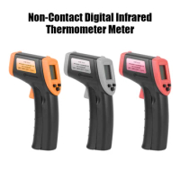 Thermal Imager Digital Infrared Thermometer Meter Pyrometer LCD Display -50~600℃ Test Non-Contact Laser IR Temperature Gun
