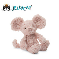 ★啦啦看世界★ Jellycat 英國玩具 / 18公分粉老鼠ˊ 玩偶 彌月禮 生日禮物 情人節 聖誕節 明星 療癒 辦公室小物