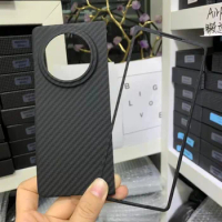 Real Carbon Fiber For Vivo X Fold 3 Luxury Aramid Fiber Fold Phone Cover for Vivo X Fold 3 case capa