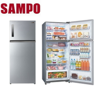 SAMPO 聲寶 580L雙門變頻電冰箱 SR-C58D【寬75.2*高183.6*深76.6】💰可來電議價