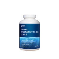 【LAC 利維喜】三強頂級魚油膠囊x1入組(共120顆/DHA/EPA/高單位魚油/送禮)