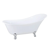 【JTAccord 台灣吉田】850-160 古典造型貴妃獨立浴缸(薄型窄邊框)
