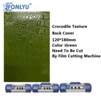 FONLYU Crocodile Texture Green Color Telephone Sticker Back Cover For Iphone 12 Pro Max Skin Film Cutting Machine Phone Repair