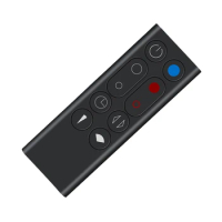 1 Piece Remote Control Plastic Remote Control Suitable For Dyson AM09 HP00 HP01 Black