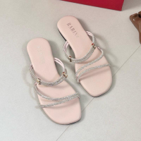 บริสุทธิ์ Rarin [ Jayda ] 36 - 41 รองเท้าแตะพื้นนุ่ม สายเพชร ใส่ได้ 2 แบบ %