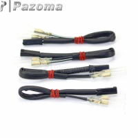 4X Front Rear Turn Signal Wiring Plug Adapter Indicator Connector for Suzuki SV650 SV650S SV1000 SV1000S TL1000S DRZ400S 97-08