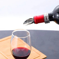 1PC Practicality Liquor Spirit Pourer Flow Wine Bottle Pour Spout Stopper Stainless Steel Cap Red Wine Stopper