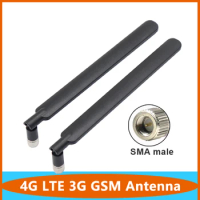 4G LTE 3G GSM Omni WiFi Router Aerial 698~2700Mhz High Gain 12dbi Folding Indoor Omnidirection Antenna With SMA Male Connector