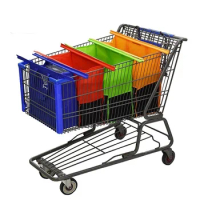 4PCS/Set Shopping Cart Trolley Bags Foldable Reusable Grocery Shopping Bag Eco Supermarket Bag Bolsas Shopper Torebka Bolsa Tela
