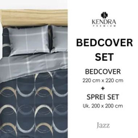 KENDRA PREMIUM Bedcover Sprei Set Jazz 200x200