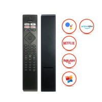 Voice TV Remote Control For Philips 55OLED856 65OLED856 50PUS9006 58PUS9006 70PUS9006 65PUS8506 4K LED Smart TV
