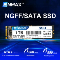 ENMAX M2 2280 SSD M.2 SATA 128GB 256GB 512GB 1TB NGFF SSD 2242mm Disco Duro For Desktop Laptop 1TB M2 SATA SSD