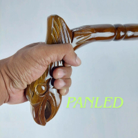 PANLED Tongkat Kayu Kepala Burung Atau Teken Alat Bantu Jalan Kayu Jati Berkualitas Tinggi Desain Un