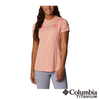 Columbia 哥倫比亞 女款- Omni Wick 快排短袖上衣-粉紅 UAR52540PK / S22