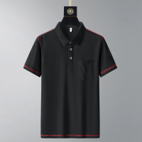 Summer men's short sleeved t-shirt 2023 new fashion casual shirt collar POLO shirt with pocket half sleeve men's clothes㏇0301
