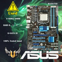 for Asus M4A87TD Original Desktop Motherboard 870 Socket AM3 DDR3 SATA3 USB2.0 ATX