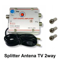 Cabang Booster Splitter Antena TV Paralel CATV Signal Amplifier Digital Good Quality memperkuat siny