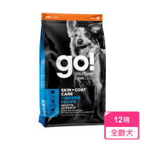 【Go!】雞肉蔬果 12磅 皮毛保健 全犬配方(狗糧 狗飼料 寵物食品 挑嘴)