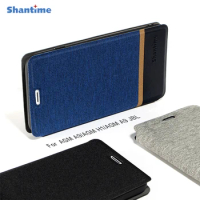 Business Canvas Case For AGM A9 Case Cover Flip Leather Soft Silicone Kickstand Book Cover For AGM H1 AGM A9 JBL Phone Case