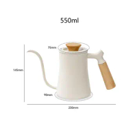 Small Pour over Coffee Kettle Gooseneck 550ml Pour over Drip Kettle for All Stove Tops Pour over Coffee Brew Tea Boil Hot Water