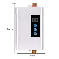 Bathroom Hot Water Heater Durable Efficient Heating Electric Portable Instant Boiler Tankless Hot Water Heater