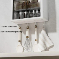 Baru - Rak Dinding Tempel Rak Kamar Mandi Tempel Rak Bumbu Dapur Dinding Plastik Dapur Lemari Dindin