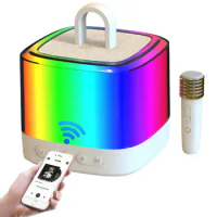 Kids Karaoke Machine Wireless Karaoke Speaker Portable Rechargeable Outdoor Karaoke Accessories With Long Battery Life And HD
