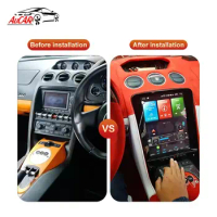 AuCar 12.1" Android 10 Car Radio For Lamborghini Gallardo 2004-2015 GPS Navi Head Unit 4G+64G Carplay Car DVD Video Audio Player