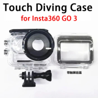 for Insta360 Go3 Touchscreen Dive Case Transparent Highly Translucent Case for Insta360 GO 3 Sports Camera Accessories