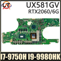 UX581GV MAINboard For ASUS Zenbook Pro Duo UX581G UX581 Laptop Motherboard I7-9750H I9-9980HK CPU RTX2060/6G 16G/32G-RAM