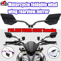 Universal Winglet Side Mirror Handle Bracket D2 Adjustable 360 Rotate For Yamaha / Honda/ Kawasaki /