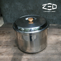 ZED 戶外不鏽鋼鍋10.5L ZBACK0301 / 城市綠洲 (鍋子、儲存收納、餐具炊具)