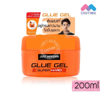 เจลแต่งผม จัสท์โมเดอร์น กลูเจล สูตรพิเศษ 200 มล. JUST MODERN GLUE GEL SUPER HARD 200 ml. คําแนะนําผล