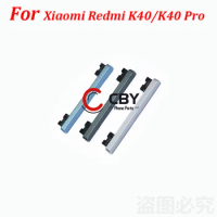 10PCS For Xiaomi Redmi K40 / K40 Pro / K40s / K50 Pro Phone Housing Volume Button Volume Up Down Side Button Key Replace parts