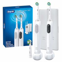 Oral-B Smart Clean 360 充電 電動牙刷 2入組 共3刷頭 旅行收納盒 似台版 PRO3 3D 牙刷 A2907391