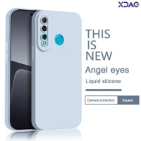 Funda Basic Angel Eyes Phone Case for Huawei Nova4 Nova 4 4E Nova4E Soft Liquid Silicone High Qualtiy Lens Protection Back Cover
