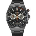 SEIKO 精工 SSB399P1 賽車計時腕錶 – 41mm 黑色不鏽鋼