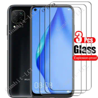 1-3PCS Tempered Glass For Huawei P40 lite Protective Film HuaweiP40lite P40lite Nova7i Nova 7I 6 SE 6.4" Screen Protector Cover