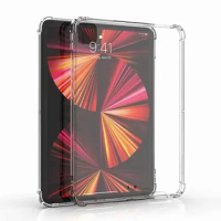 Case for Samsung Galaxy Tab S8 T870 X700 S6 Lite SM-P610 Shockproof Transparent Protective TPU Case For Samsung Tab A T290 T500
