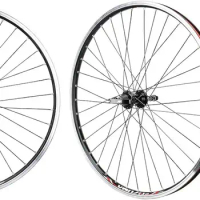 Bicycle Mountain Bike 26 inch Double Rims MTB Wheelset 26" with Compatible with -TZ500 Freewheel - Front &amp; Back Wheels Carbon