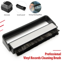 Combination Vinyl Brush Records Player Handle Carbon Fiber Brush Cleaning Brush Cleaning Turntables Phonograph Plastic Brushes