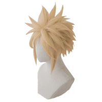 Final Fantasy Cloud Strife Cosplay Wig Heat Resistant Synthetic Hair Carnival Halloween Party Props