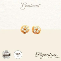 GOLDMART Anting Emas Berlian Signature Collection - PE 0005 AY