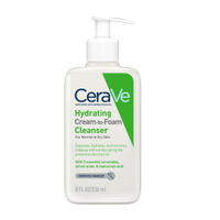 Cerave Hydrating ครีมทำความสะอาดผิวหน้าแบบโฟม Cream-to-Foam Cleanser