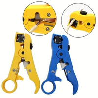 Universal Cable Wire Stripper Adjustable Automatic Wire Stripper Crimping Tools With Hexagon Wrench For UTP/STP RG59 RG6 RG7