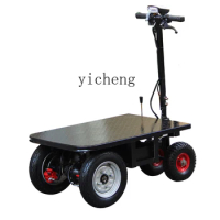 Zc [Lithium Battery] Inverted Donkey Electric Three-Wheel Platform Trolley Climbing King Carrier