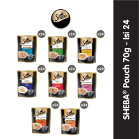 SHEBA POUCH BELI LANGSUNG 1 DUS | Sheba Pouch isi 24 Wet Food