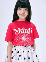 T-Shirt Flowermardi Red Ivory