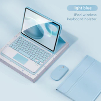 Mouse Touchpad Keyboard Case for iPad 10th 10.9 2022 8th 9th 10.2 Air 4/5 Pro 11 Air 3 10.5 Cover W Pencil holder funda Keyboard