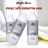Keratin A86, Keratin phục hồi tóc hư tổn, tóc nhũn, tóc cháy khô xơ, bông xù chai 500ml | Huyenhana